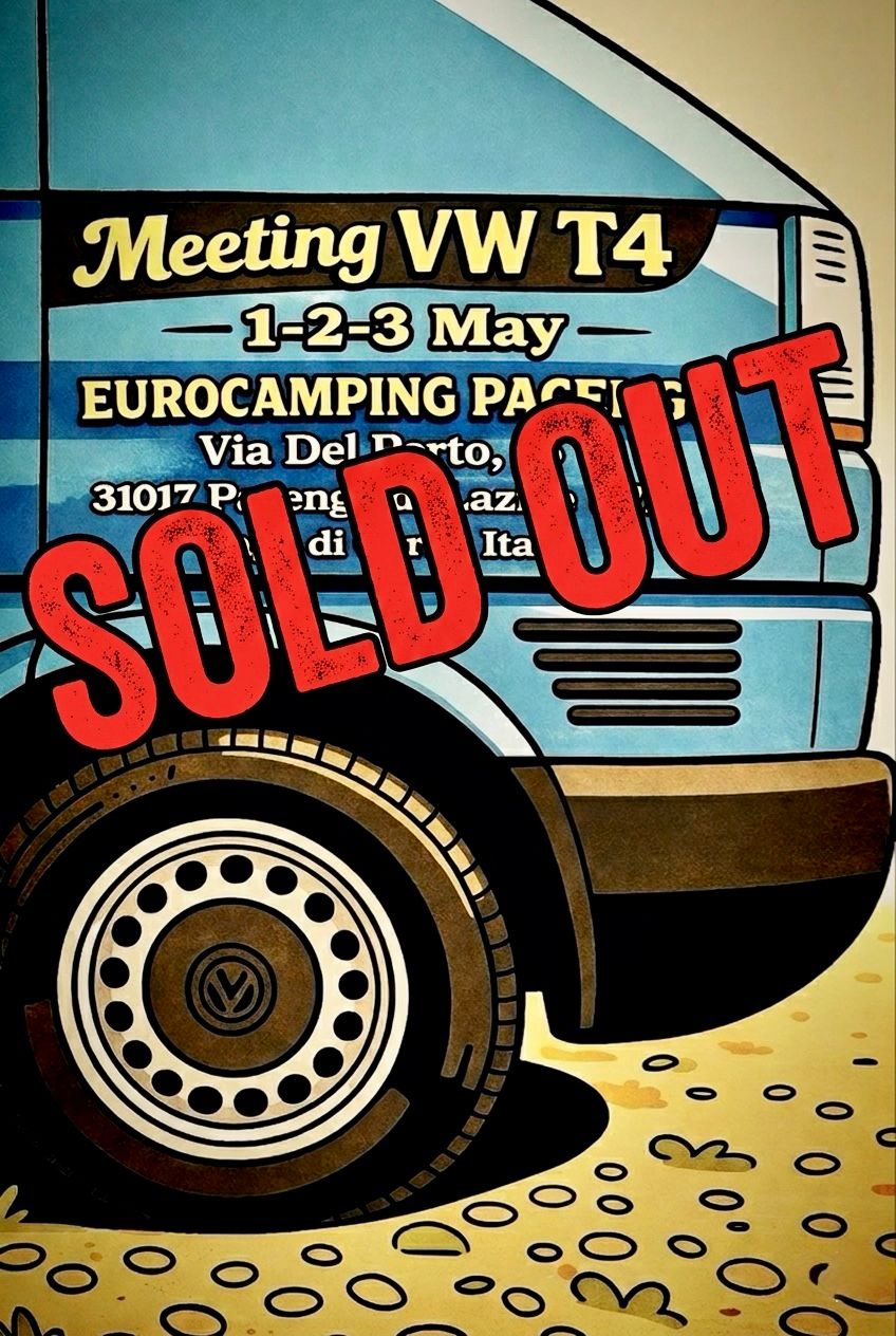 Locandina Meeting VW T4 – Lago di Garda 2026